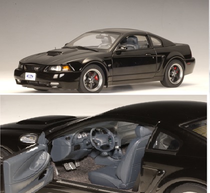 AutoArt 1/18 Ford Bullit Mustang GT 2001 Black